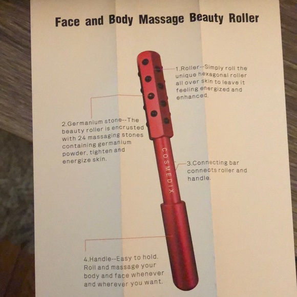 Cosmedix Red Face and Body Massage Roller - Picture 4 of 4